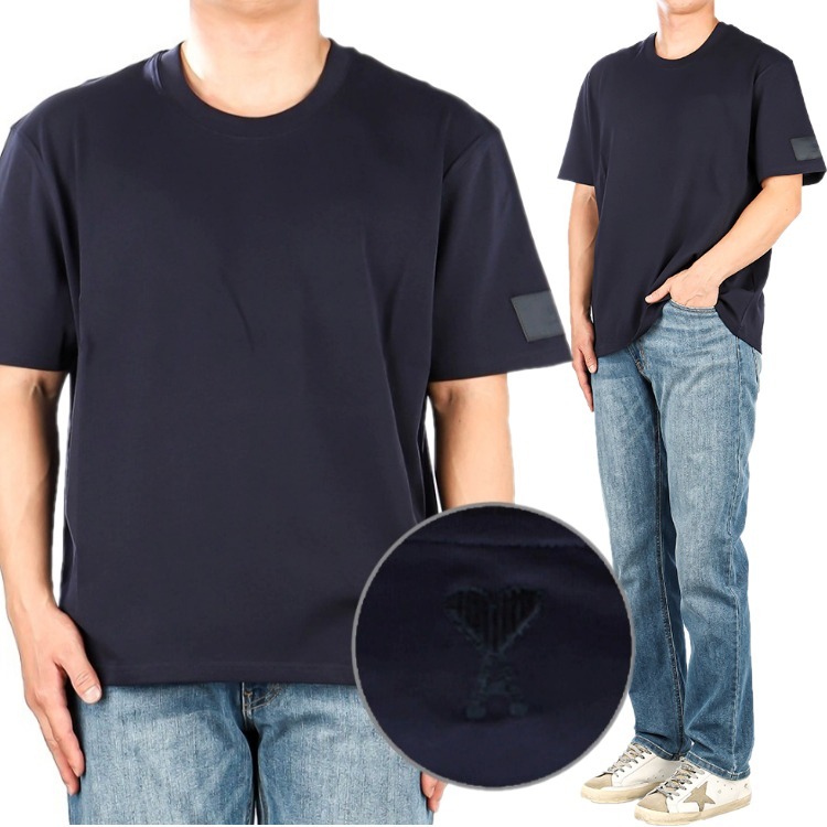AMI☆袖ロゴポイント シンプル Tシャツ MENS