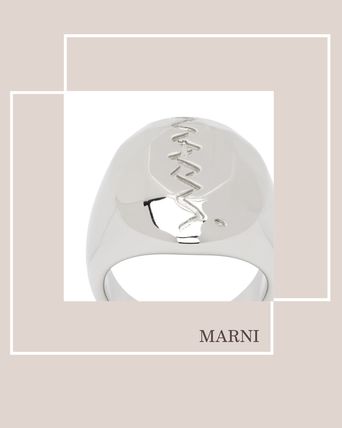 MARNI 新作 ロゴ刻印リング MARNI 新作 ロゴ刻印リング