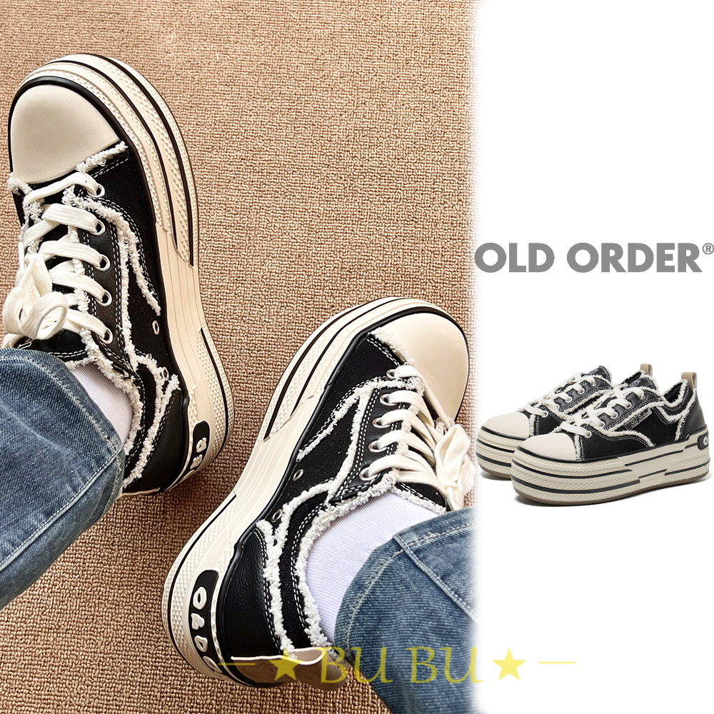 OLD ORDER CANVAS 厚底 スニーカー大人気 送料関税込 男女兼用
