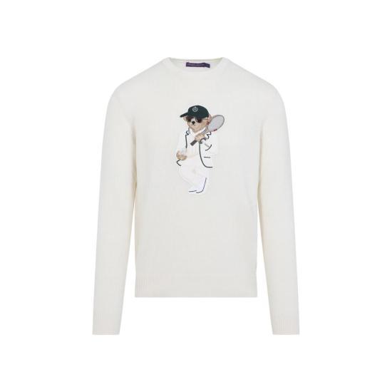 ニット・セーター RALPH LAUREN Men Sweater 790957762001 WHITE
