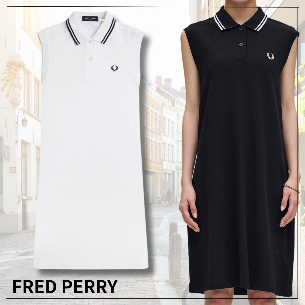 【最旬トレンド】 FRED PERRY The Sleeveless Fred Perry ドレス