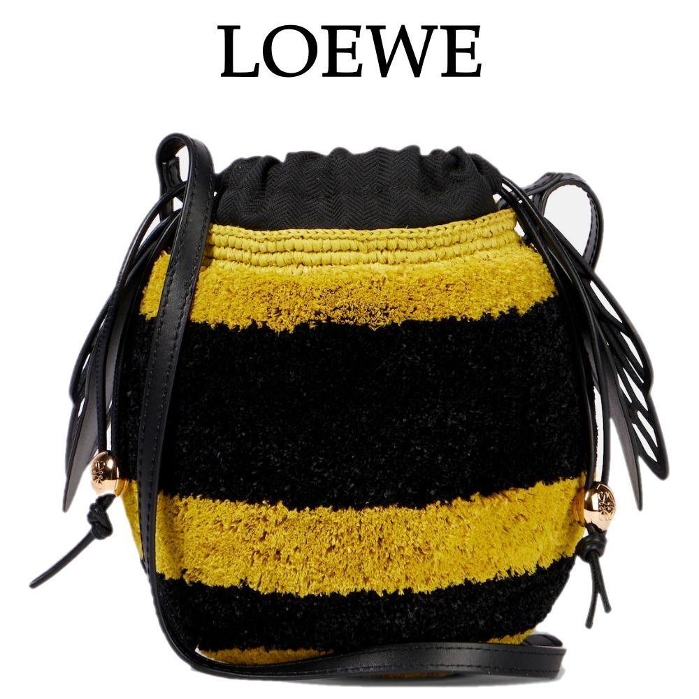 【Loewe】パウライビサビー ラフィア クロスボディバッグ