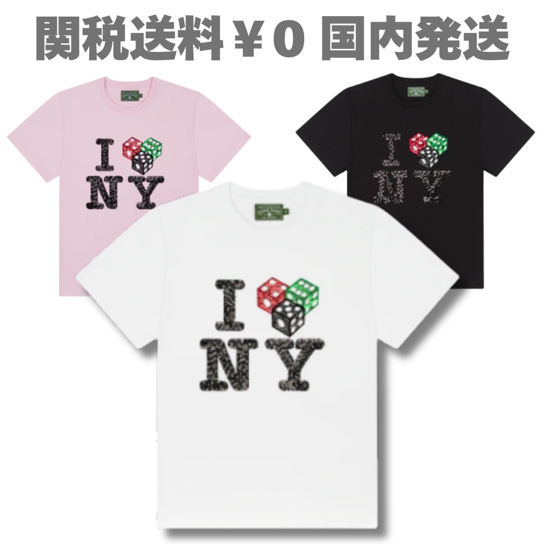 【デニムティアーズ】NY 半袖Tシャツ スパンコール刺繍 コットン