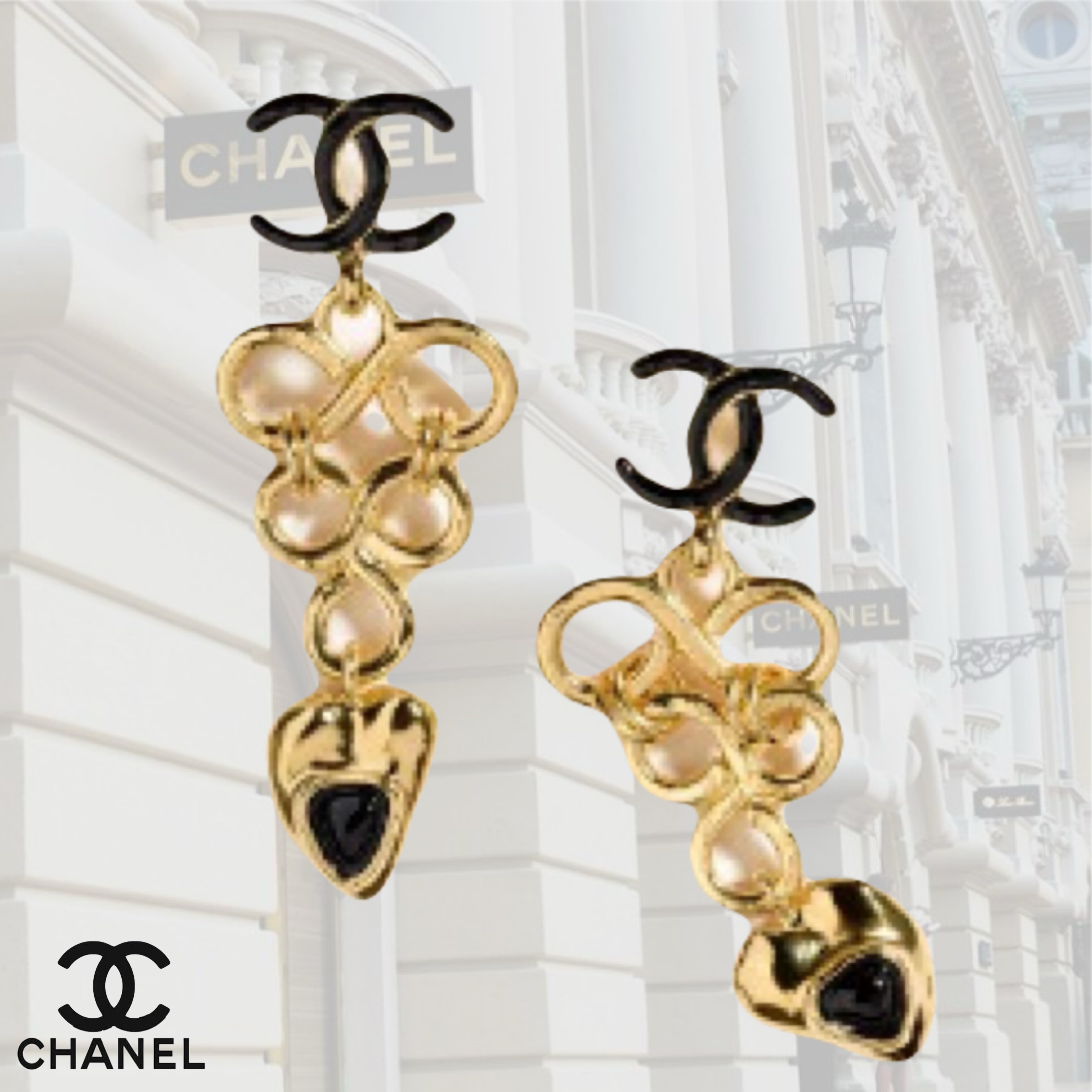【25A♡】CHANEL ピアス ココマーク