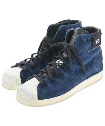 定価55000円 yohji yamamoto Y-3 ハリガネ スニーカー 青 - メルカリ