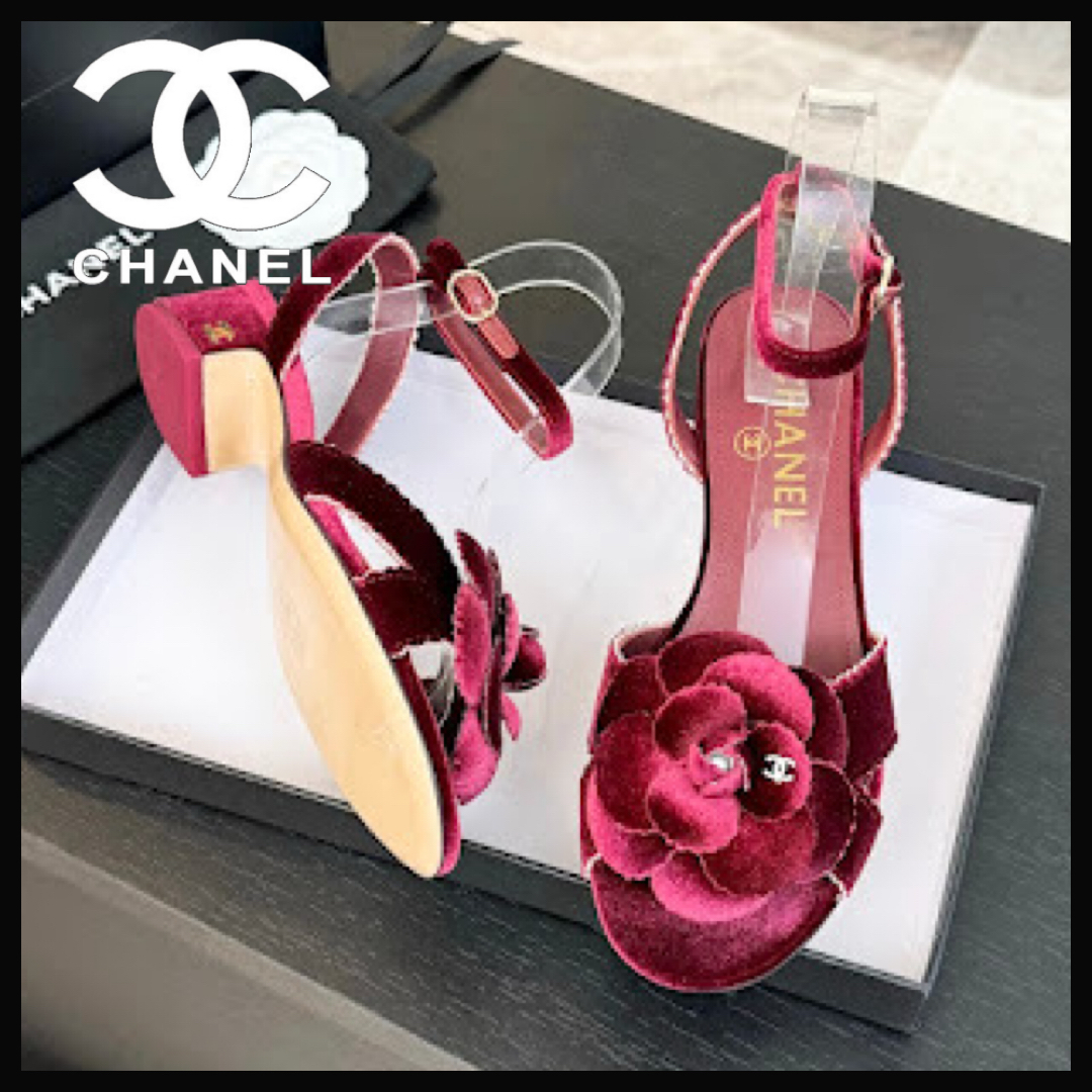 【コーデの引き締め役♡】CHANEL サンダル