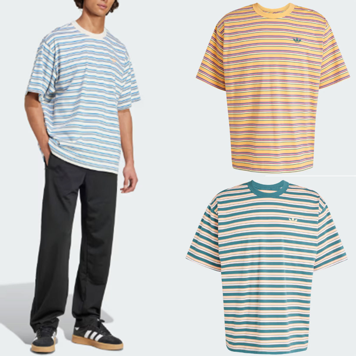 Tシャツ・カットソー ADIDAS Originals Stripe Tee 5FT2087