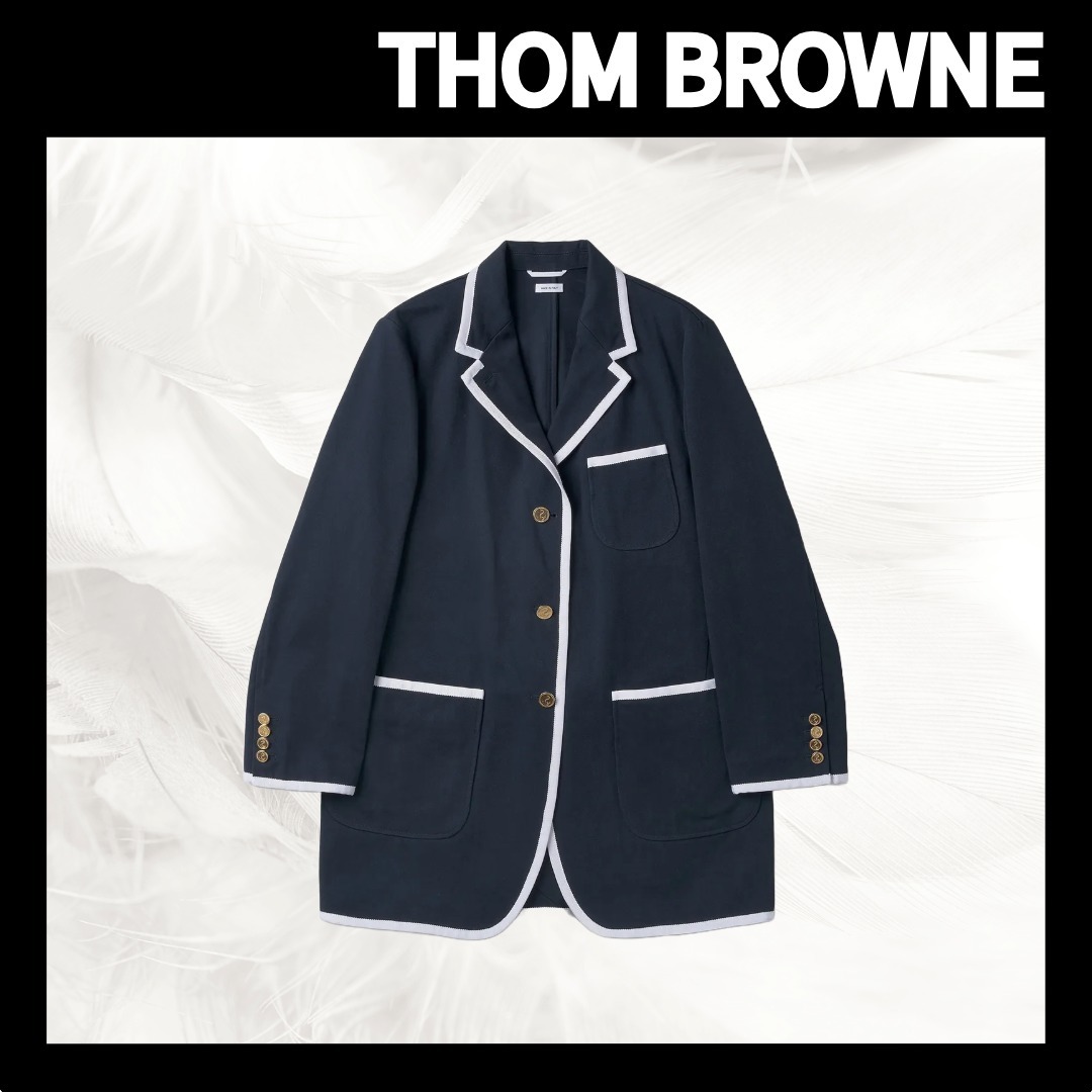 【THOM BROWNE】Oversized Gabberdeen Sports Coat/全国送料込み