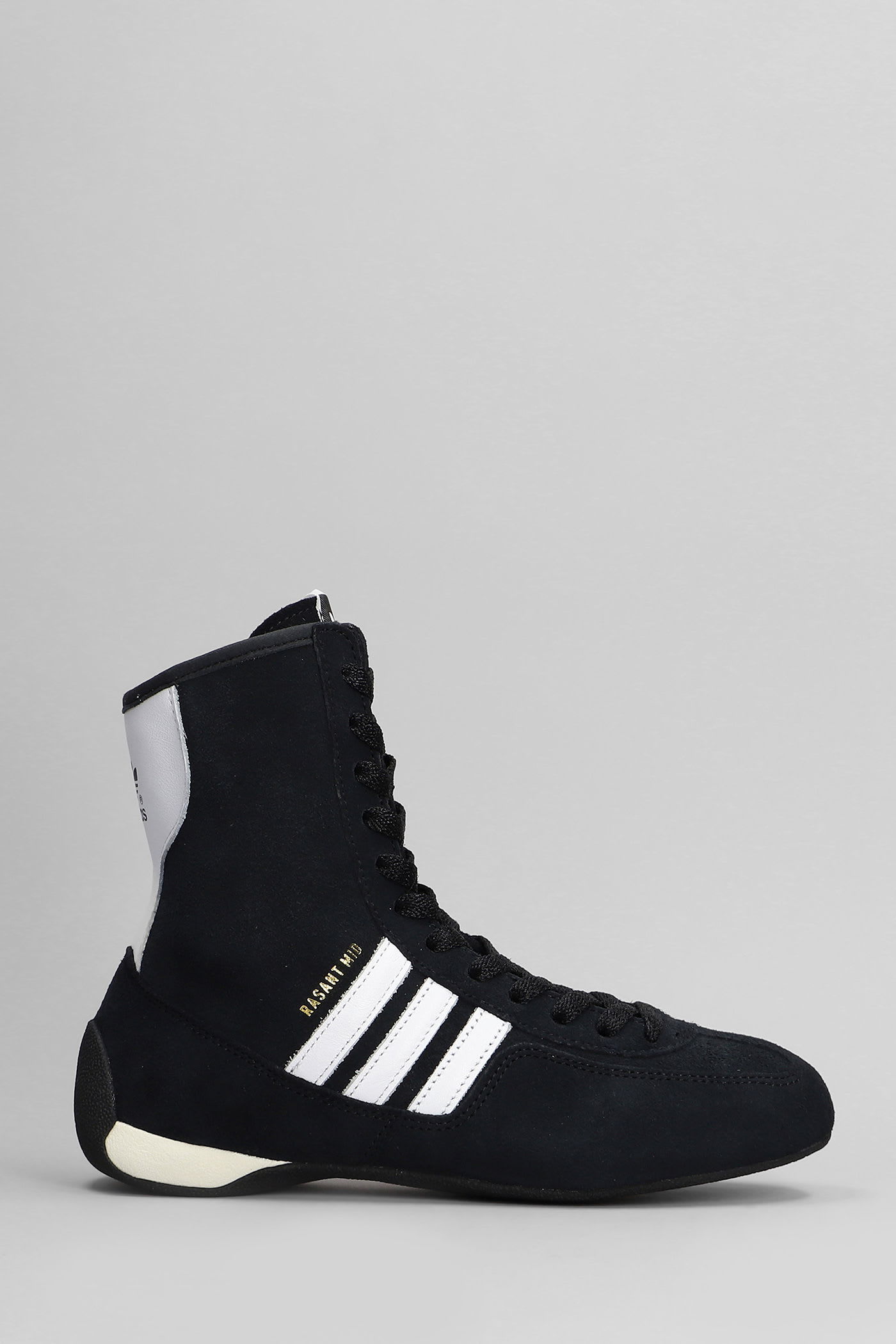 【送料&関税込】Adidas Rasant Mid Sneakers In Black Suede