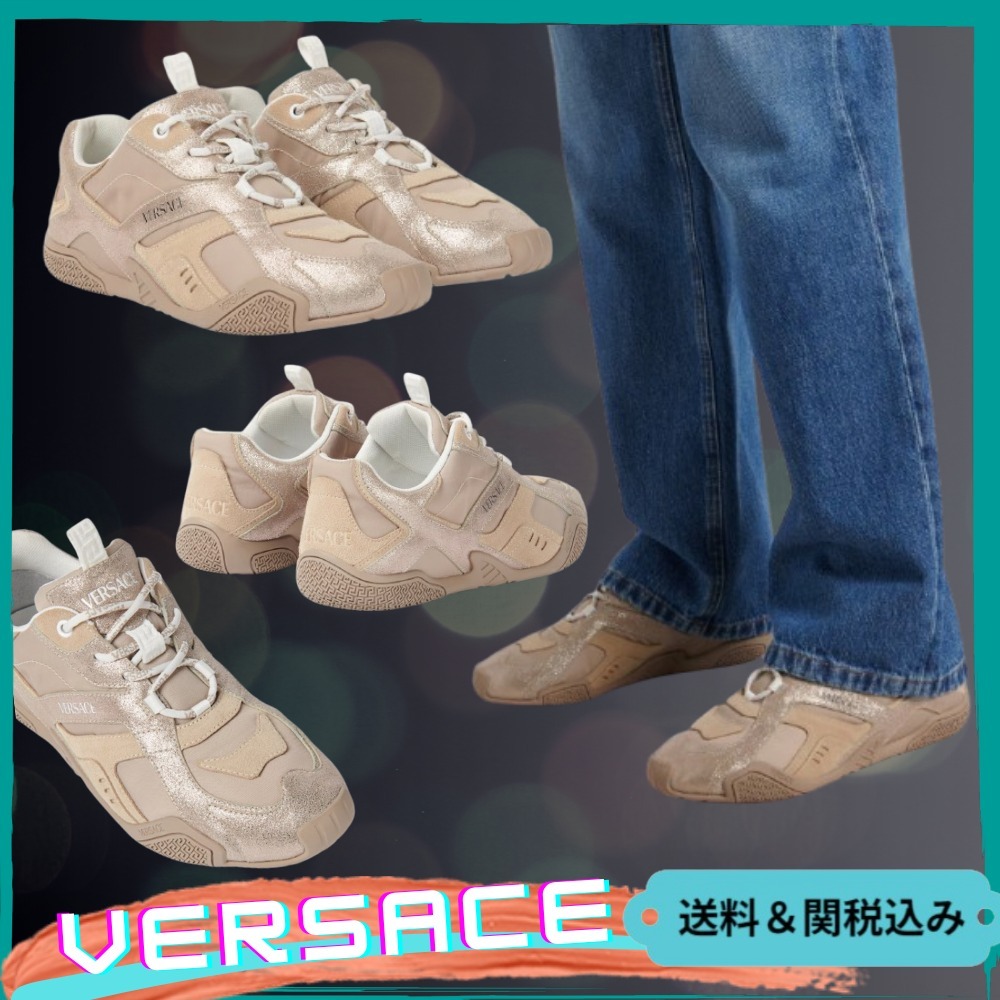 【Versace】Galaxia レザースニーカー