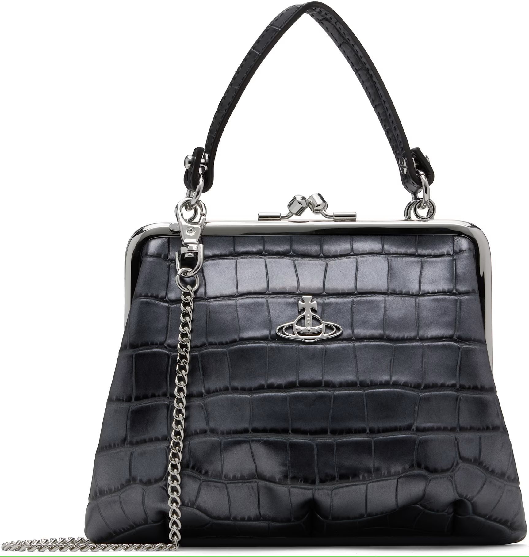 ★Vivienne Westwood★ グレー Granny Frame バッグ