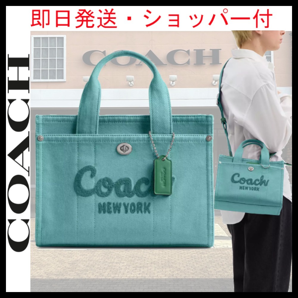 即日発送・差し色にも ★COACH★ カーゴ トート バッグ 26