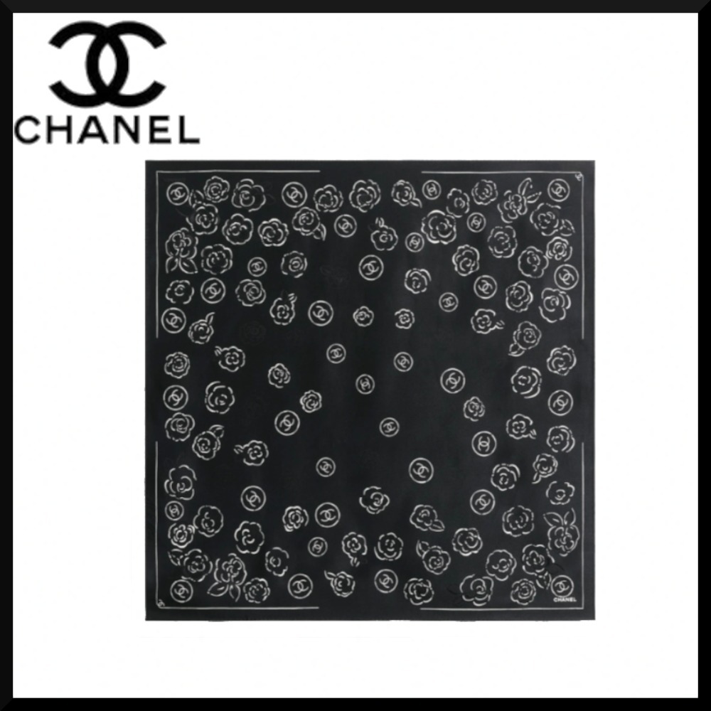 【万能ブラック】 CHANELスカーフ