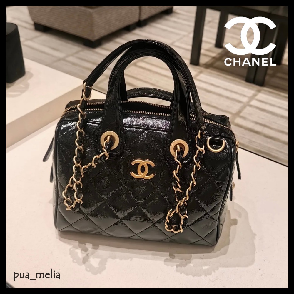 どのシーンにも♪新作【CHANEL】スモール ボストン バッグ