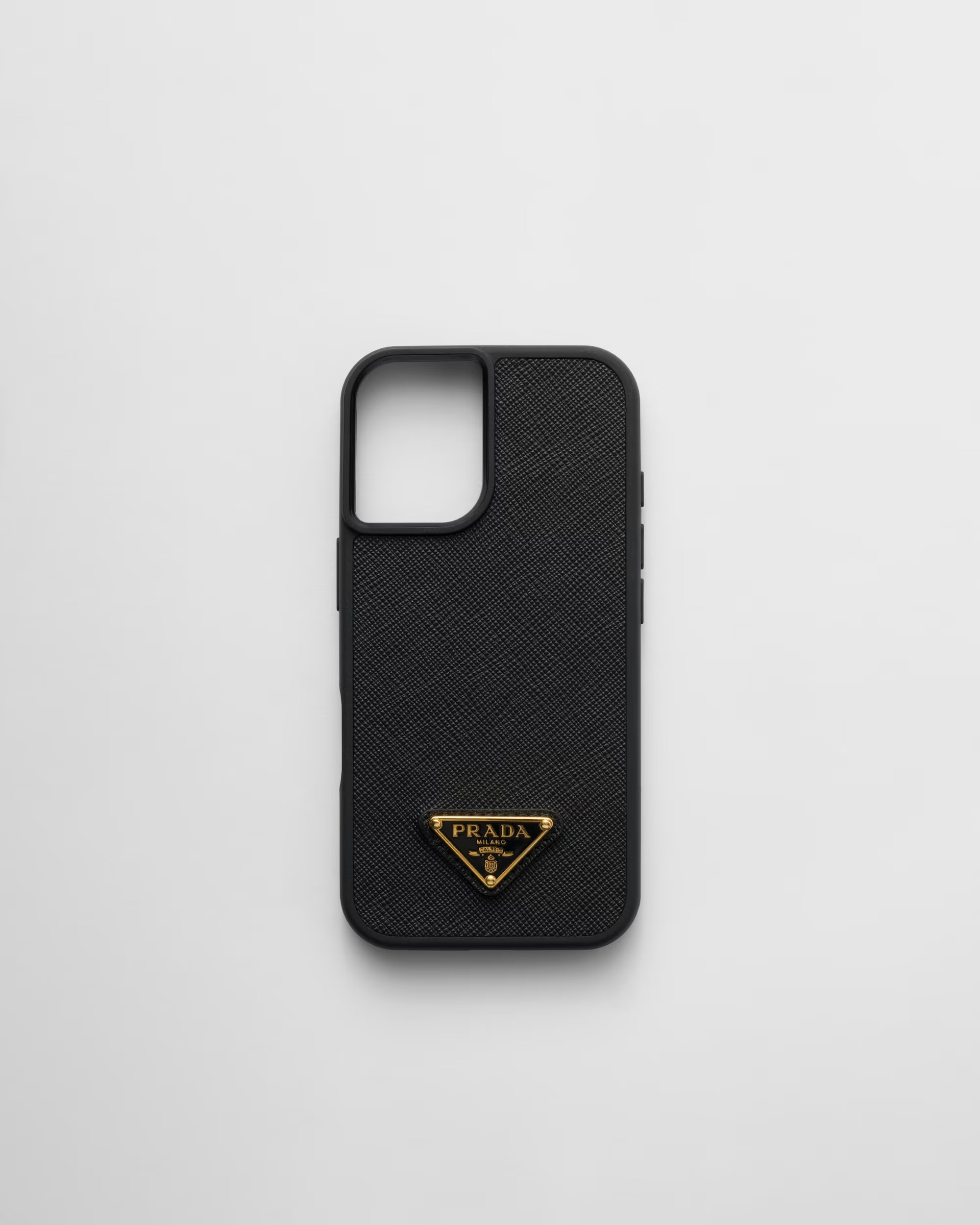 《PRADA》本革◎ iPhone 16用サフィアーノレザーケース