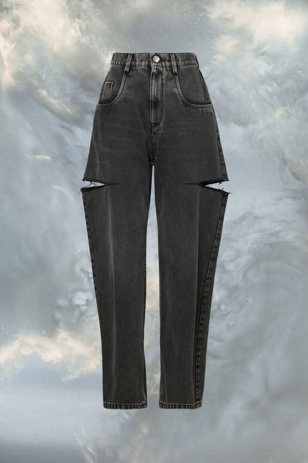 MaisonMargiela デニム カットアウトジーンズ