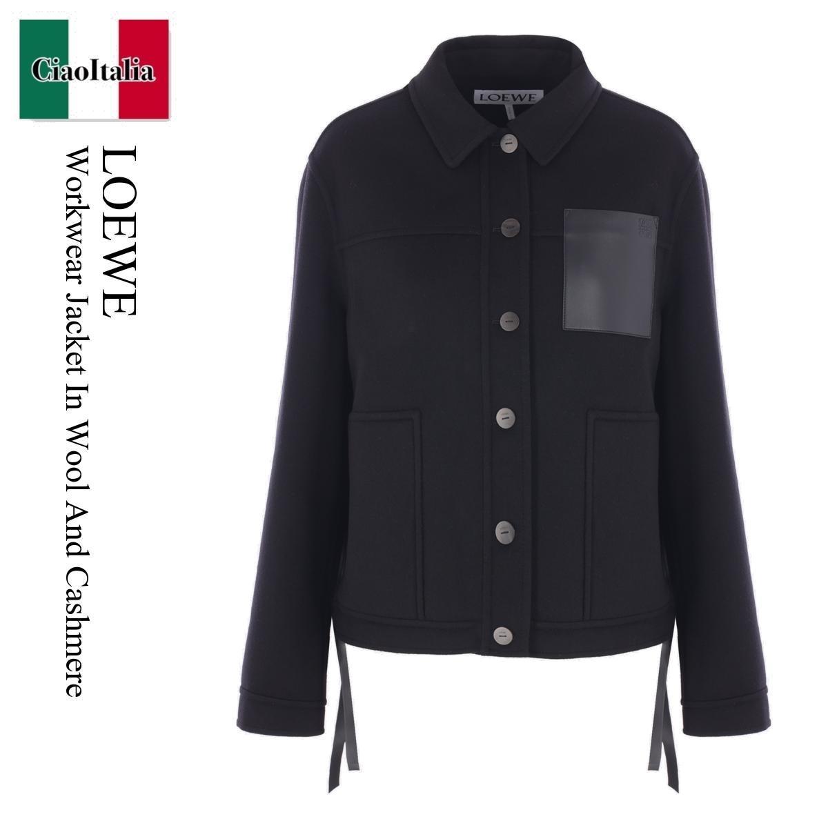 ジャケット Loewe Workwear Jacket In Wool And Cashmere