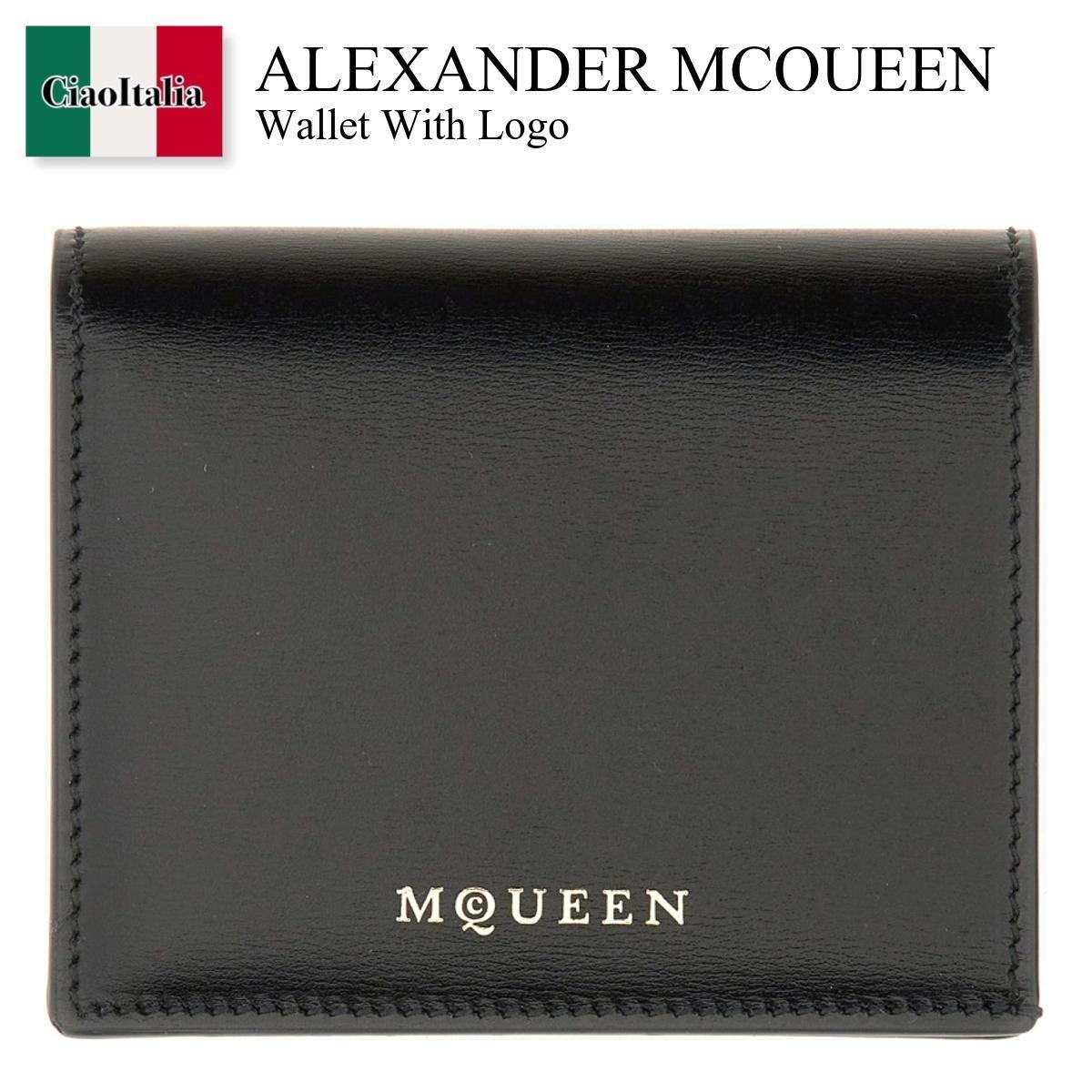 折りたたみ財布 Alexander Mcqueen Wallet With Logo