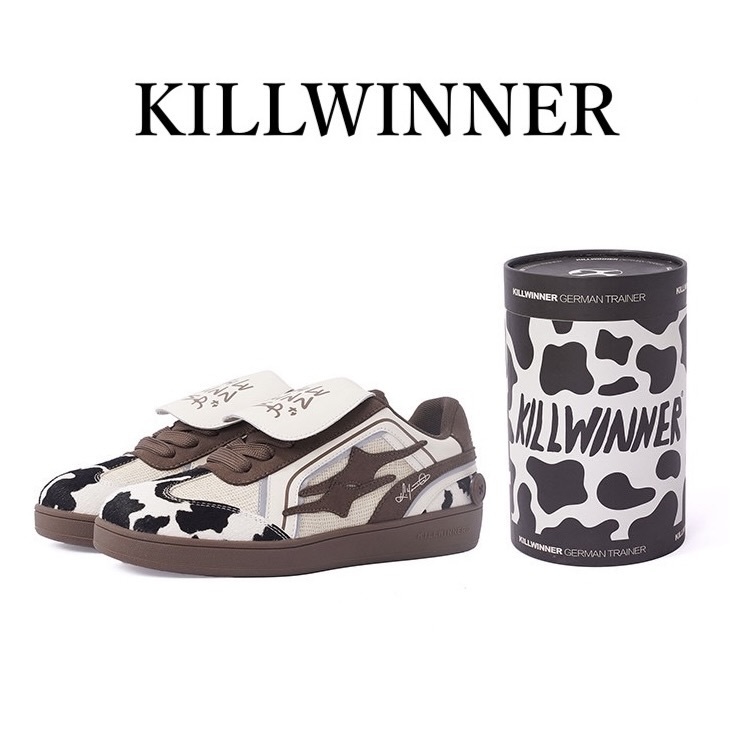 KILLWINNER*Shooting Star レトロ 厚底スニーカー カジュアル 牛