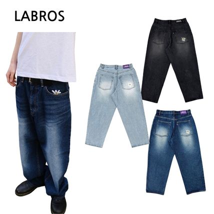 ブラック（黒）系 LABROS(ラブロス) デニム・ジーパン(メンズ