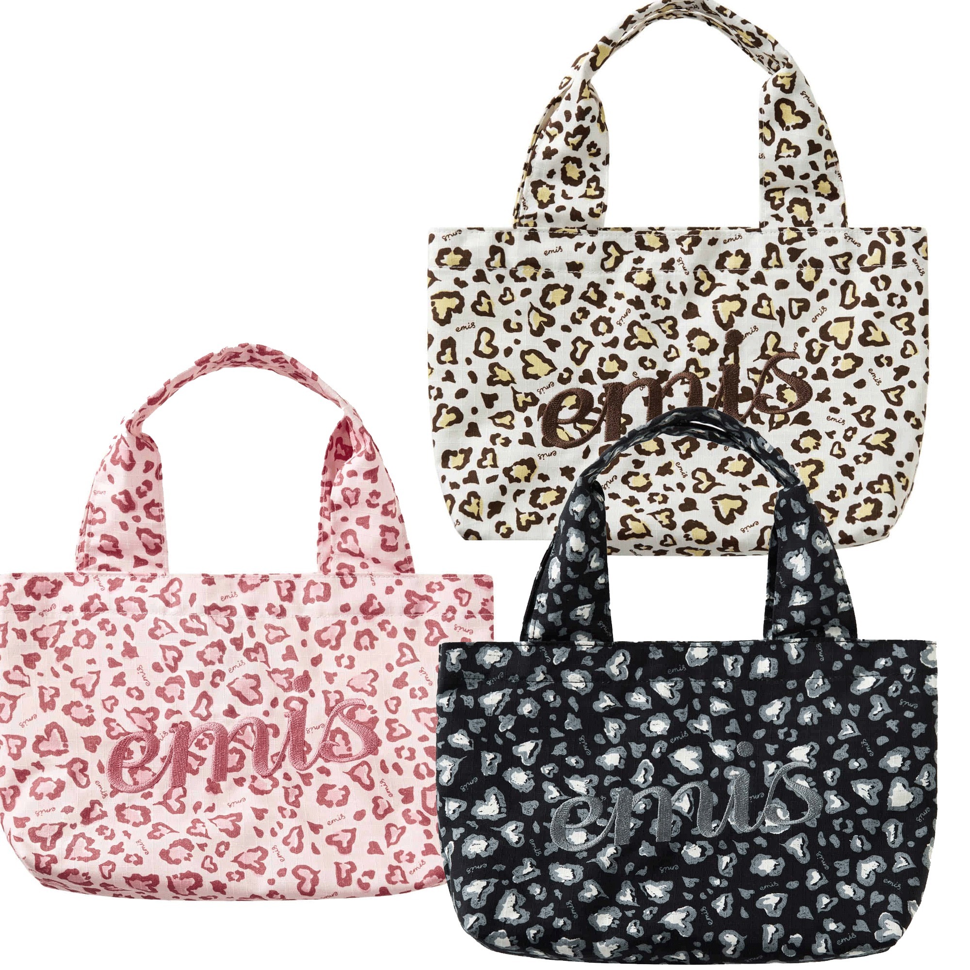 ★EMIS★LOGO LEOPARD TOTE BAG