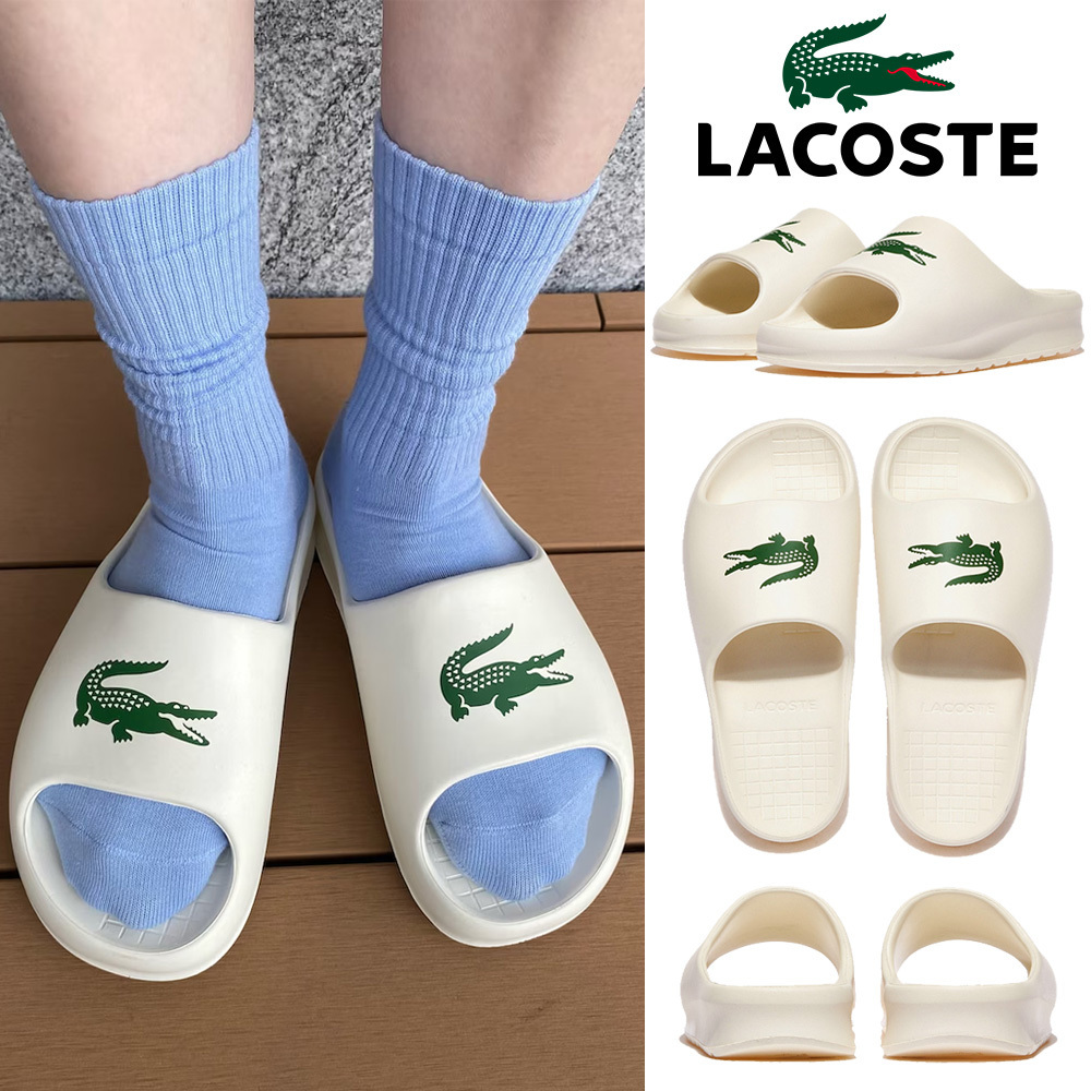 【LACOSTE】◆スリッパ◆SERVE SLIDE 2.0◆UNISEX◆【正規品】
