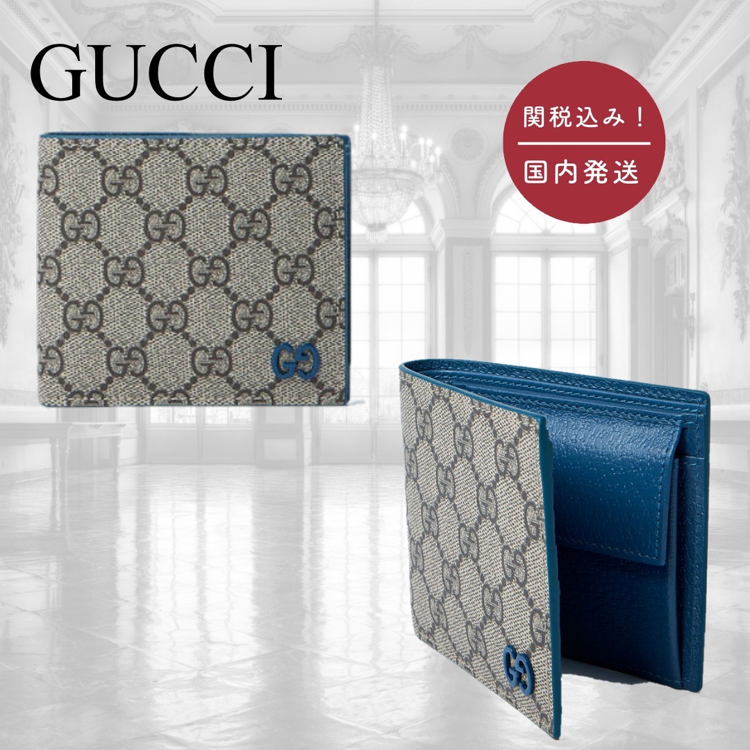 【国内送関税込】GUCCI☆GG二つ折り財布