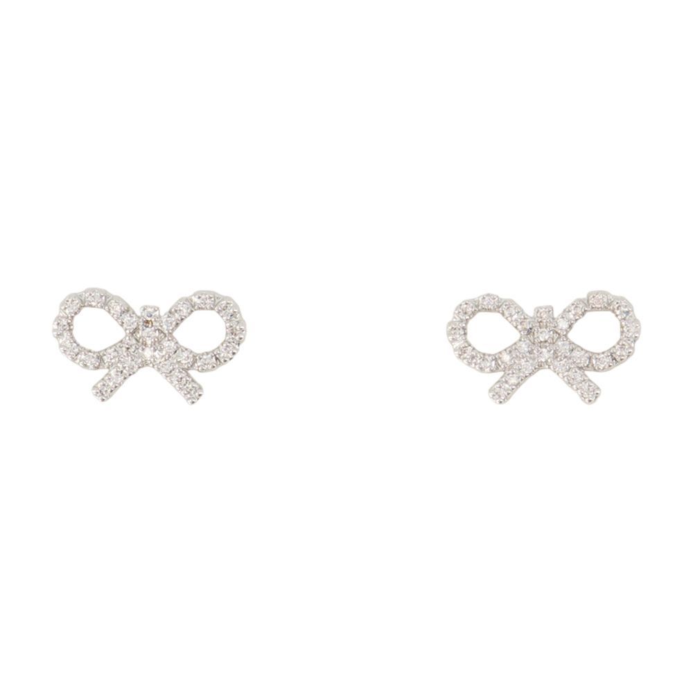 イヤリング Micro Bow Earrings - SELF PORTRAIT - Silver - Silver