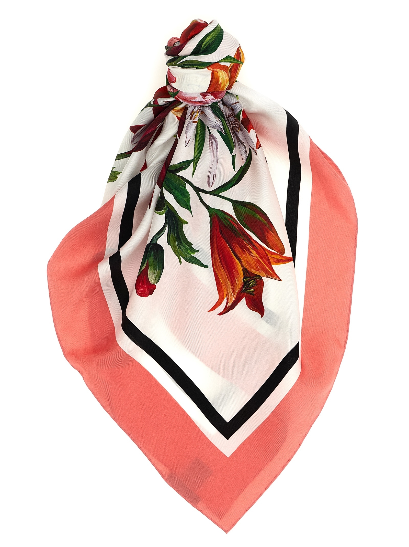 スカーフ Dolce & Gabbana Floral print scarf