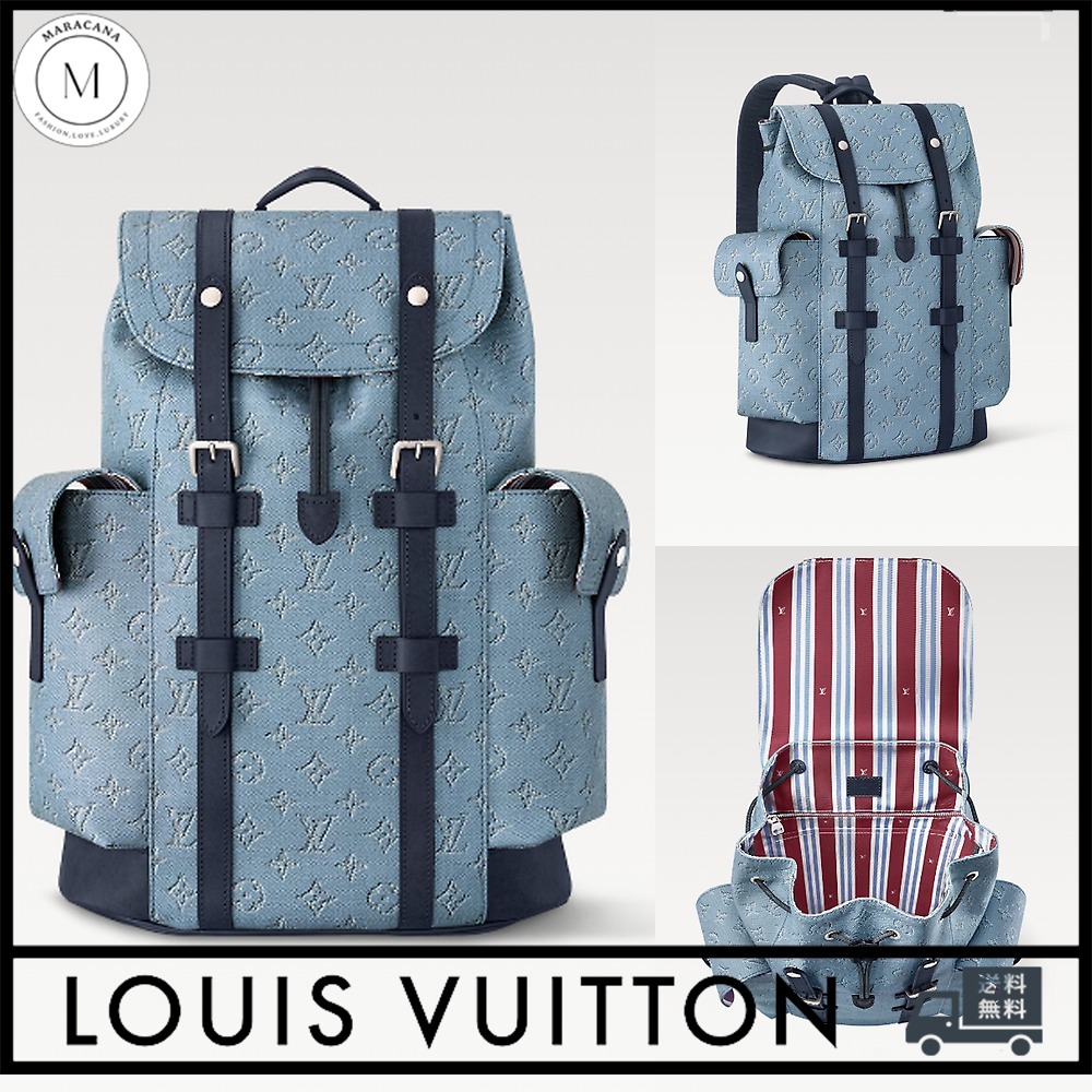[SALE]ヴィトン Vuitton クリストファー MM ブルー