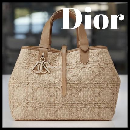 ラフィア Dior(ディオール) トートバッグ(レディース) - 海外
