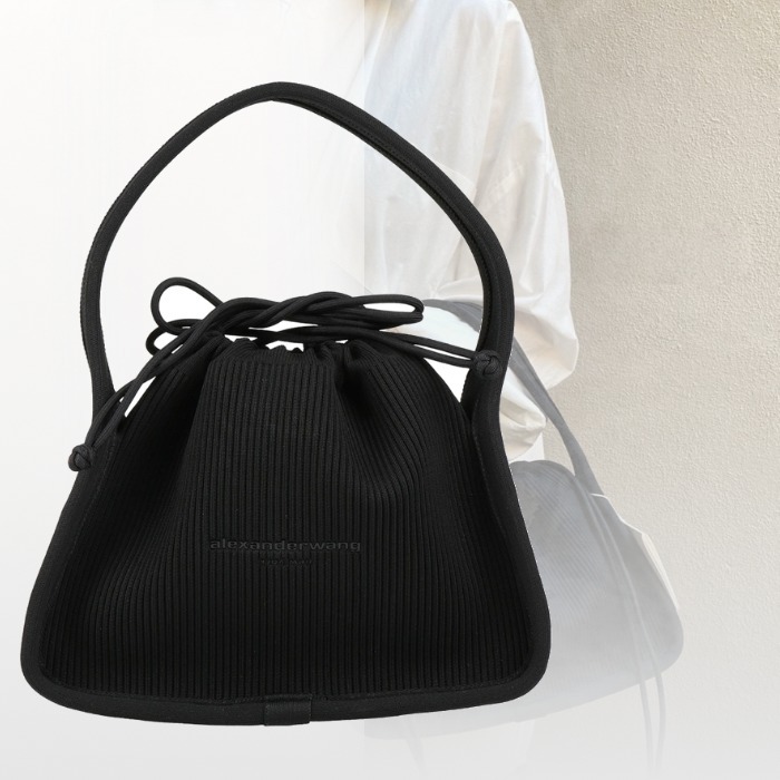 【ALEXANDER WANG】Ryan リブニット ラージ トートバッグ