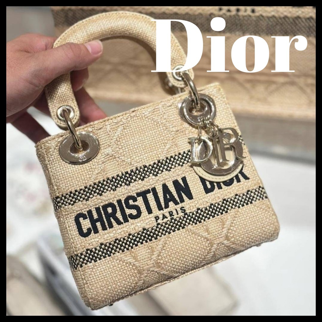 【残りわずか国内入手困難】Dior バッグ ミニレディD-Lite