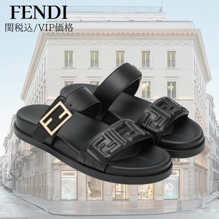 送関込★FENDI★サンダル ミュール★GRAY 26cm FENDI(フェンディ) サンダル・ミュール(レディース) 3
