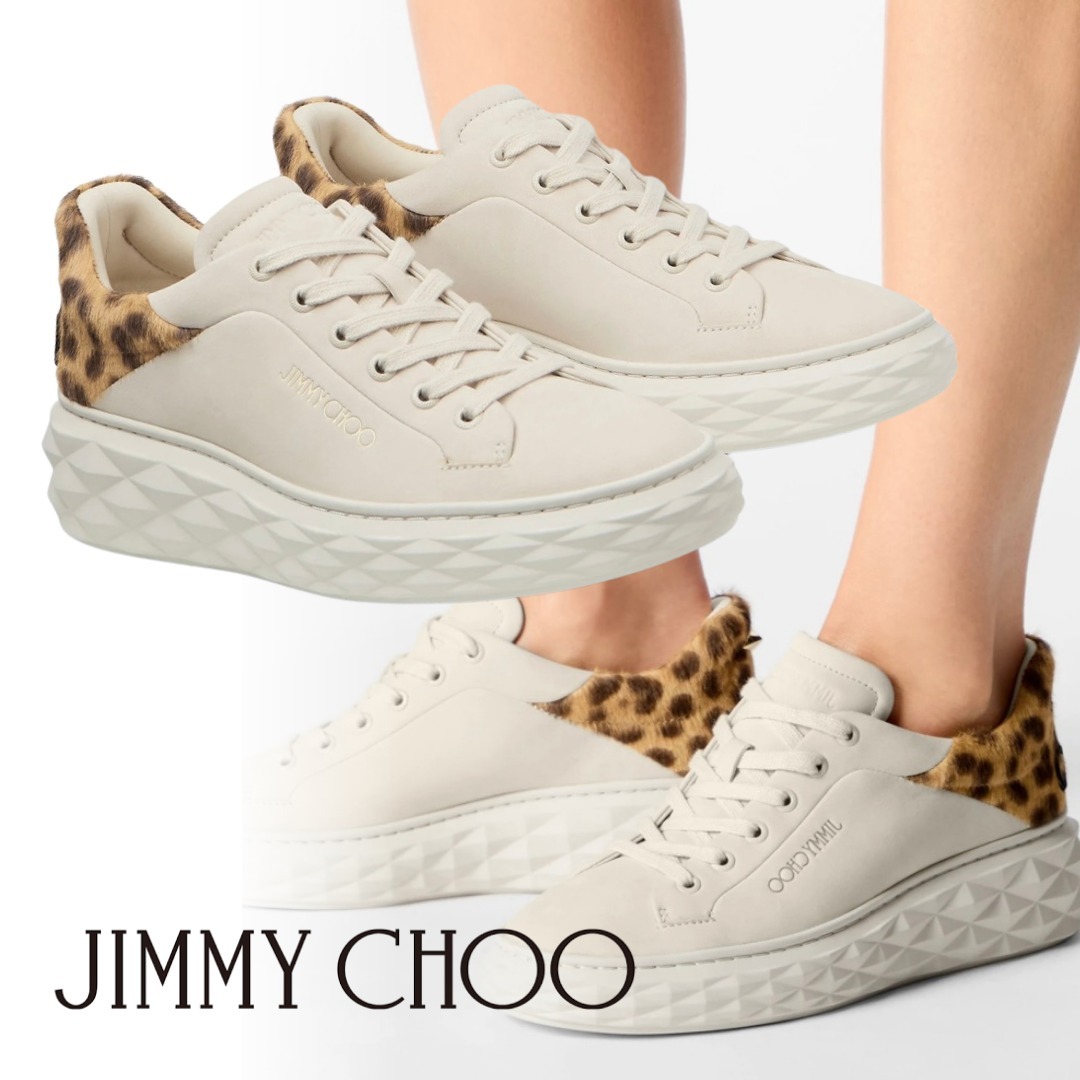 ★jimmychoo[ジミーチュウ] レオパード レザー・スニーカー ★