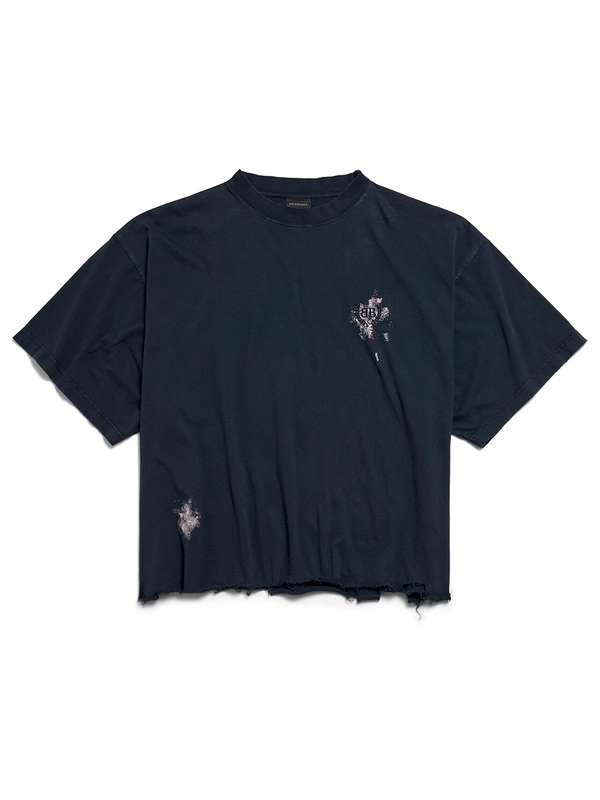 BALENCIAGA バレンシアガブラック半袖Tシャツ