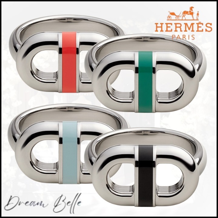 【さりげなく個性が光る】HERMES マイヨン メタルリング