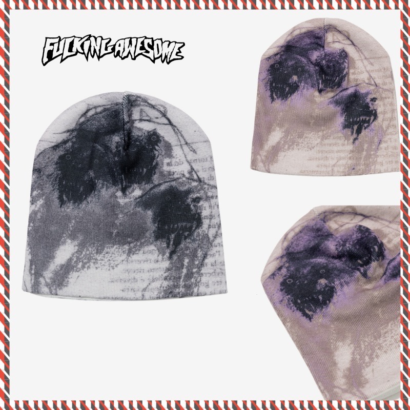 【FUCKING AWESOME】25ss CERBERUS SKULLY ビーニー