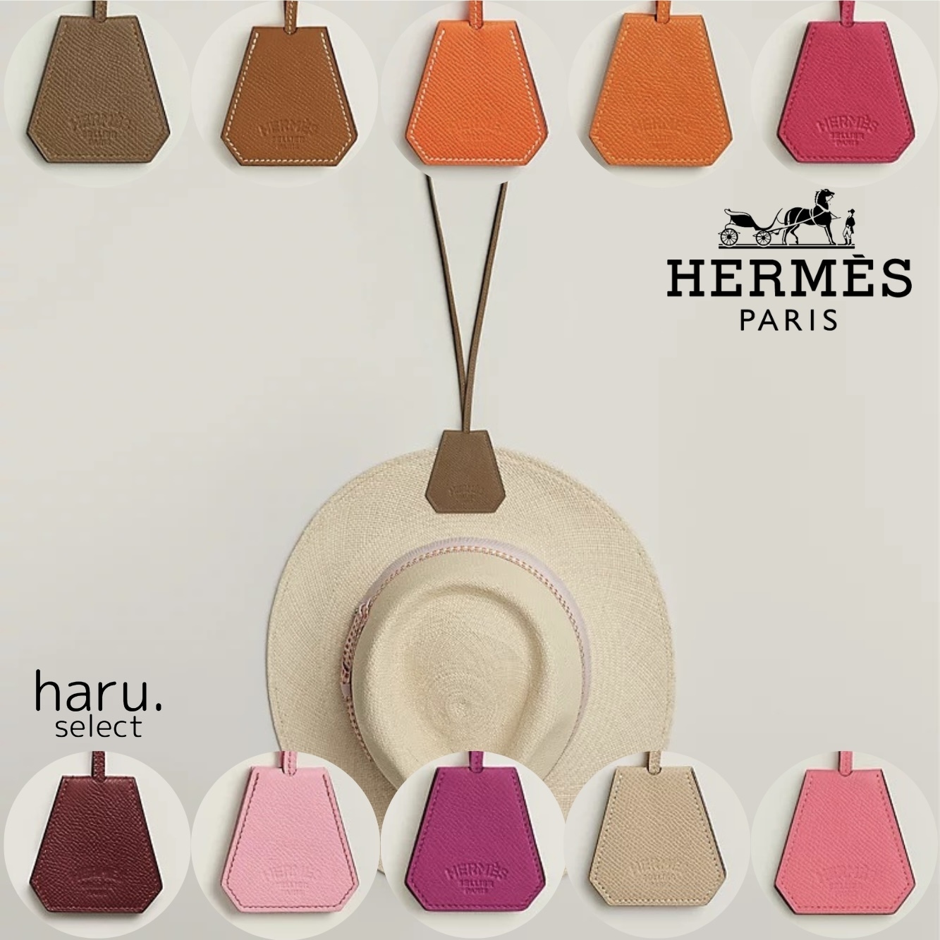 シンプル＊便利でお洒落【HERMES】Capucine hat clip クリップ