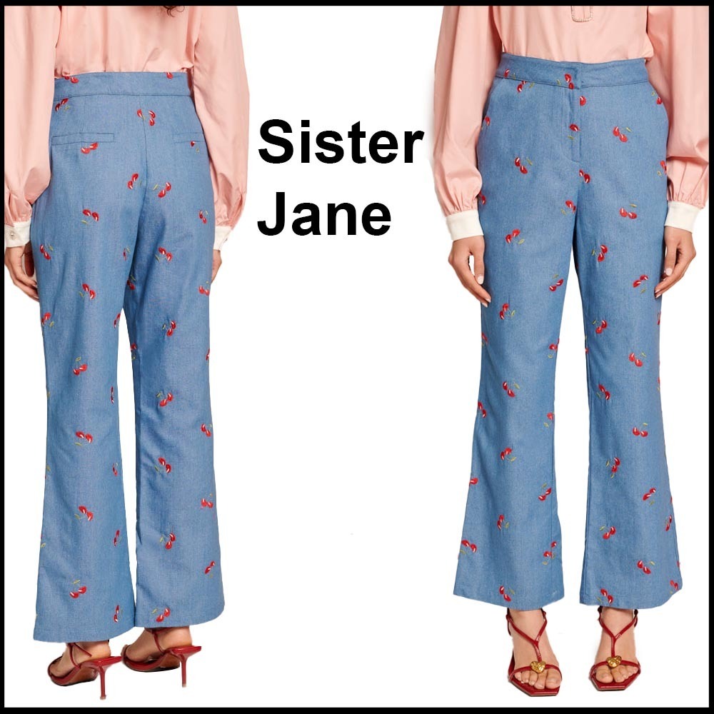 Sister Jane★ローラ デニム クロップド トラウザーズ
