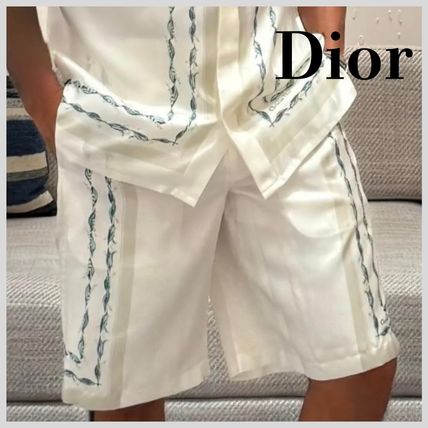 国内発送★即納！【Dior ディオール】バミューダショートパンツ ☆DIOR☆】オブリーク バミューダショートパンツ (Dior/ハーフ