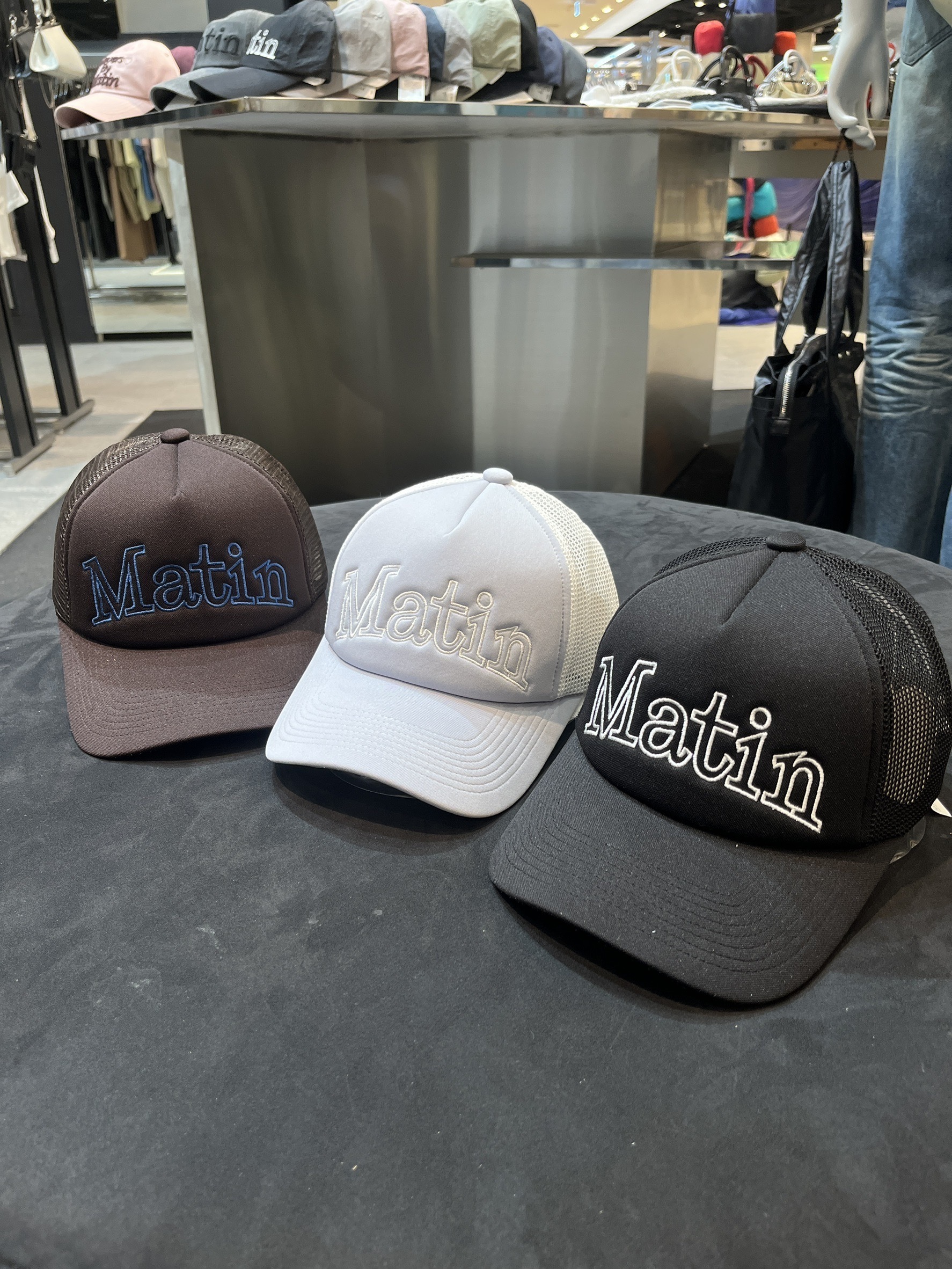 【MATIN KIM】MATIN MESH TRUCKER BALL CAP