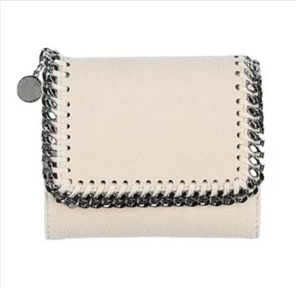 【Stella McCartney】折りたたみ財布 オフホワイト＊関税/送料込 Stella McCartney】折りたたみ財布 オフホワイト＊関税/送料込