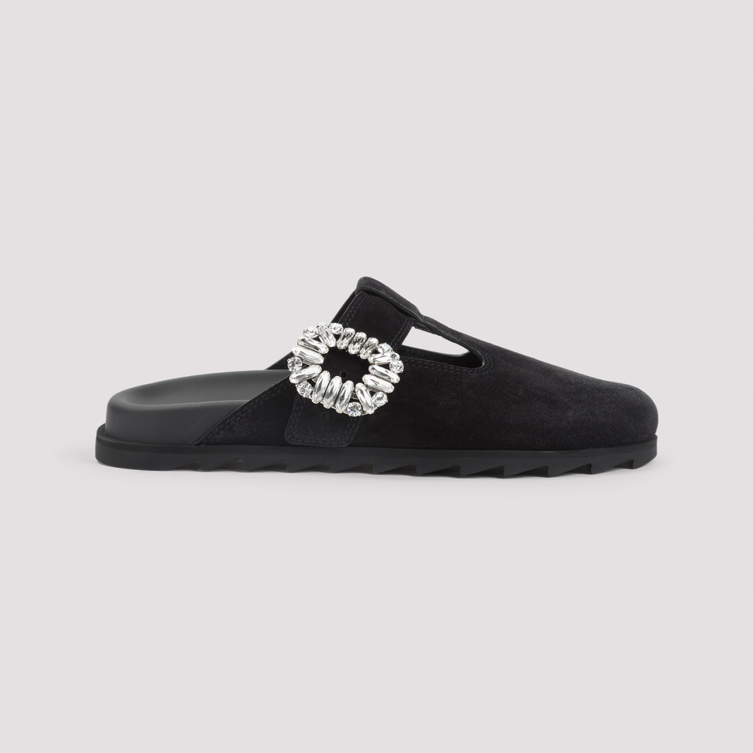 サンダル・ミュール ROGER VIVIER SLIDY VIV` LEATHER
