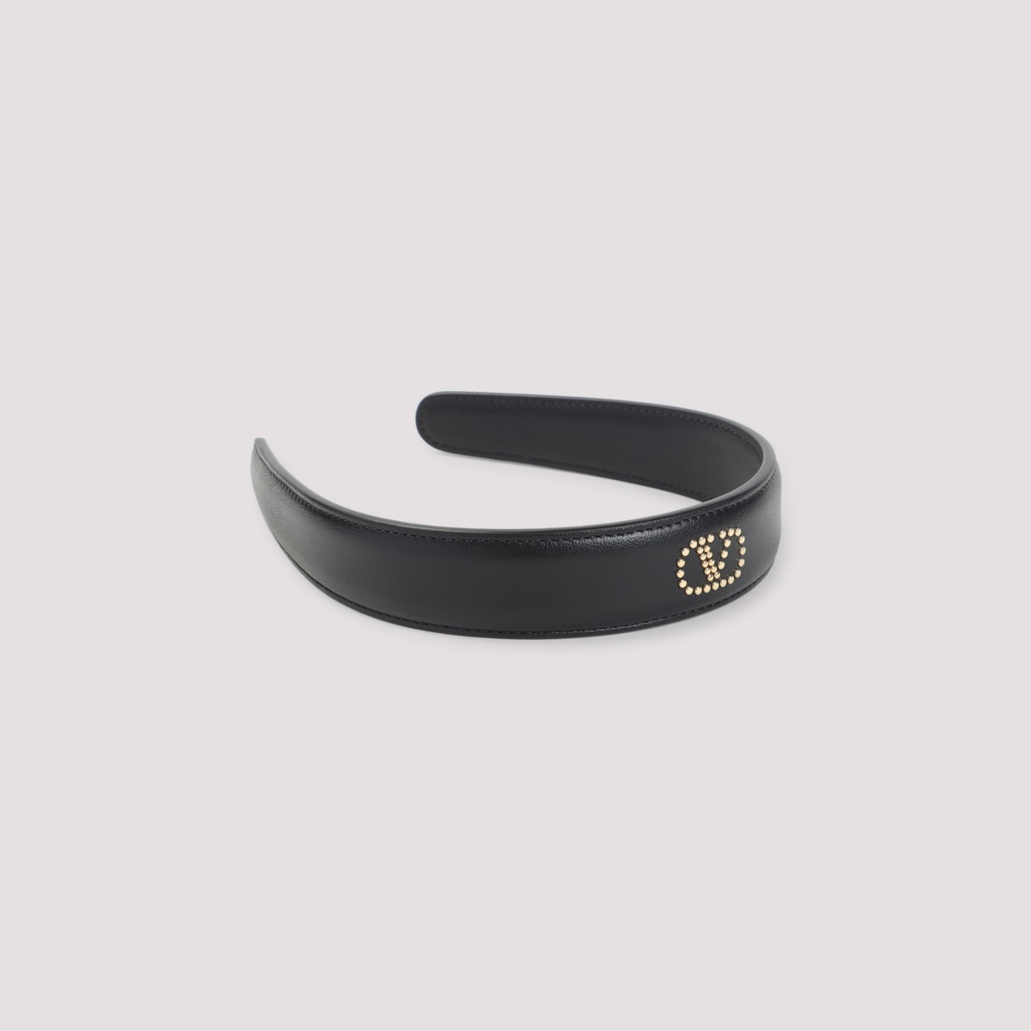 ヘアアクセサリー VALENTINO GARAVANI LEATHER HAIR BAND