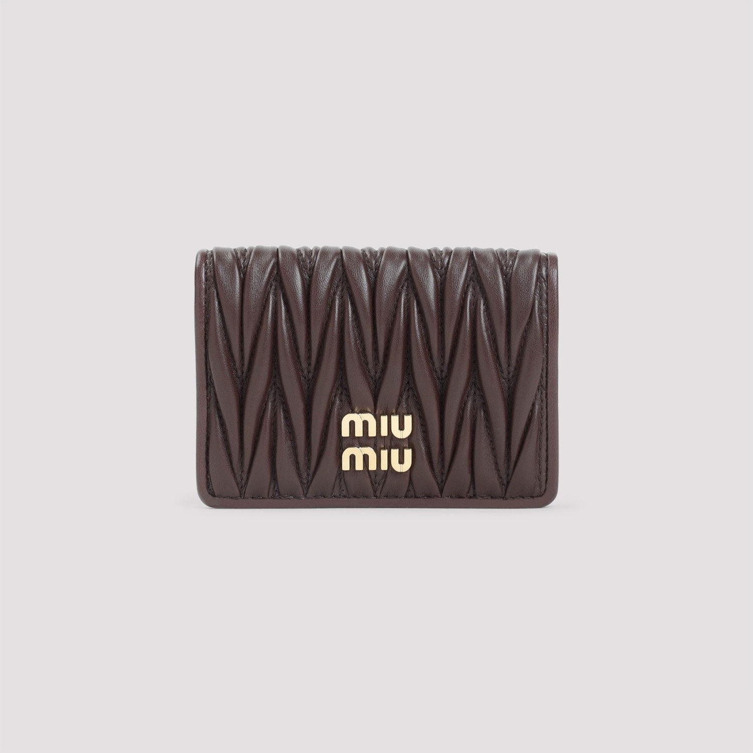 カードケース・名刺入れ MIU MIU LAMB LEATHER CARD CASE