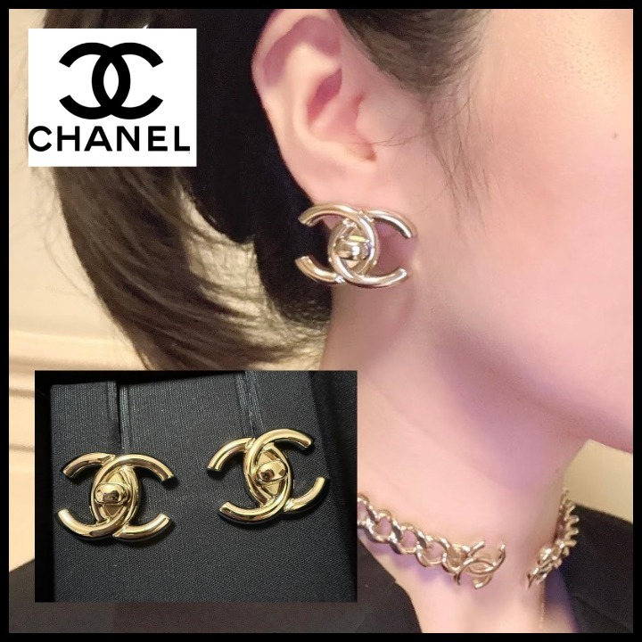 【CHANEL】シャネル ターンロックピアス