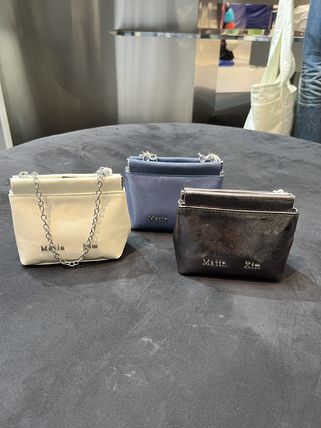 ショルダーバッグ・ポシェット [Matin Kim] GLOSSY LEATHER MINI WALLET BAG Matin Kim】GLOSSY LEATHER MINI WALLET BAG (Matin Kim