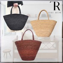 THE ROW★エミリー ラフィア バスケットバッグ バーガンディ 鞄 The Row(ザ・ロウ)のレディース かごバッグ 人気アイテム