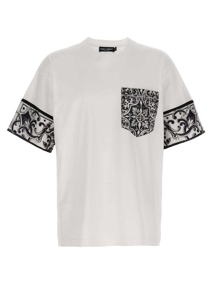 【関税＆送料込み】Dolce & Gabbana 'Maiolica' Print T-Shirt